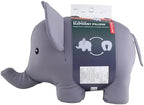 Kikkerland Zip & Flip Travel Pillow – Micro Bead Head Rest for Planes and Travel – Elephant by KikkerlandDesignInc