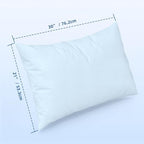 JMU 600PCS Disposable Blue Pillow Case 21" x 30", Tissue/Poly Single Use Pillowcases Medical - Image 6