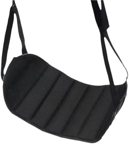 Foot Hammock for Plane Travel 8PCS Portable Plane Foot Hammock - Adjustable, Long Flight Use(Black) by Unknown