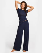 Natrelax Modal Ribbed Pajamas Pants - Image 4
