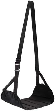 1pc Stilt Foot Belt Airplane Travel Rest Portable Car Mat Leg Hammock for Airplane, Office, Under Desk, Car by Unknown