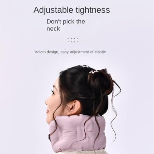 QUQUQ Travel Neck Pillow for Sleeping Press-to-inflate U-Shaped Pillow Portable Travel for Office Naps Comfortable(Grey,1pcs) - Image 5