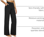 G4Free Yoga Pants for Women Wide Leg Pants with Pockets High Waisted - Image 4