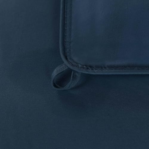 SUPERIOR All Season Reversible Down Alternative Comforter, King, Blue - Image 3