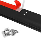 Door Metal Draft Stopper 5x36 inches Aluminum Mouse Blocker Black - Image 3