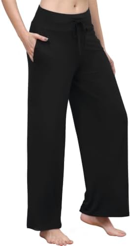 WiWi Bamboo Viscose Pajama Pants for Women Plus Size Cooling Bottoms S-4X by WiWi