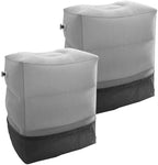 2 Sets Inflatable Flight Foot Rest Pillow Adjustable Foldable by COOPHYA