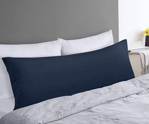 Utopia Bedding Full Body Pillow for Adults (Navy, 20 x 54 Inch), Long Pillow Insert for Sleeping, Ideal for Side Sleepers (Pack of 2) - Image 4