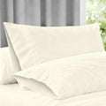 Pizuna 100% Cotton King Size Pillow Cases 600 Thread Count New Ivory by Pizuna