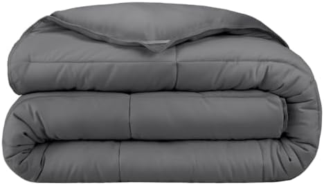Bare Home Duvet Insert Comforter (California King, Grey) by BareHome