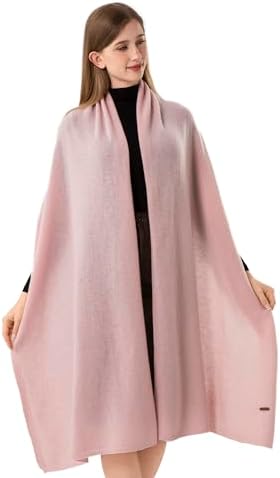 Cashmere Wrap Soft Knitted Scarf Stole for Women Airplane Travel Blanket Shawl 87x28 IN Extra Large Pashmina - Image 3