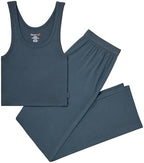 Hanes Women's Originals SuperSoft Comfywear 2 Piece Crop Tank & Lounge Pants Loungewear Set - Image 3