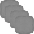 FLYMEI Patio Cushion Covers 20x20x2, Grey, 4Packs by FLYMEI