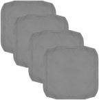 FLYMEI Patio Cushion Covers 20x20x2, Grey, 4Packs by FLYMEI
