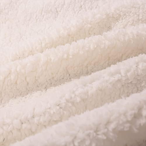NANPIPER Fleece Blanket Sherpa Throw,Soft Fuzzy Twin Blankets for Couch,Black 60"x80" - Image 5
