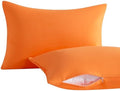 NTBAY Toddler Pillows with Pillowcases Set, 4 Piece 13 x 18, Orange by NTBAY