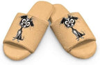 Jeiento Animal Cat Pattern Slippers for Women Lady Open Toe Slippers Soft Cushion Slip Resistant Spa Slipper for Hotel,Cozy Home Shoes - Image 4