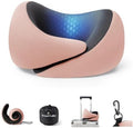 Dream Valley Neck Travel Pillow, Memory Foam,Cooling, Light Pink,L by DreamValley