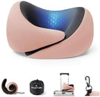 Dream Valley Neck Travel Pillow, Memory Foam,Cooling, Light Pink,L by DreamValley