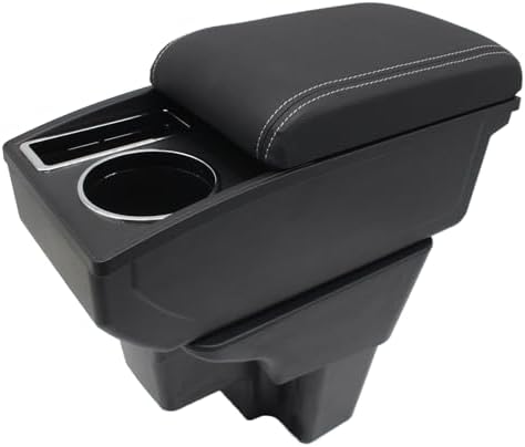 YJYWZH Armrest Box for Kia Rio 2018-2023 Accessories, White Thread by YJYWZH