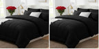 CozyLux King Size Comforter Set Black, 7 Pieces Bed in a Bag, Black Comforter King Size, All Season Bedding Sets with Stitch Quilted Comforter, Flat Sheet, Fitted Sheet, Pillowcases (Pack of 2) by CozyLux