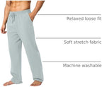 Pudolla Men's Cotton Yoga Sweatpants Athletic Casual Pants with Pockets - Image 4