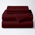 ARlinen RV Bunk Sheet Set, 34x75, 4 Piece Egyptian Cotton, Burgundy by ARlinen
