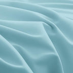 Mocassi Queen Size 4-Piece Bed Sheet Set - 1800 Premium Hotel Quality Microfiber 18-24 Inches Extra Deep Pocket Fitted Sheet- Luxury Soft, Breathable, Wrinkle, and Fade Resistant, Aqua Blue - Image 7