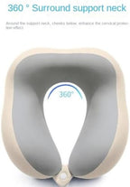 QUQUQ Travel Neck Pillow for Sleeping Portable Detachable Nap Neck Pillow Travel U-Shaped Comfortable(Purple) - Image 3