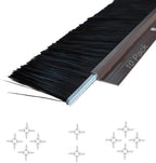 10-Pack Retsun Garage Door Brush Seal, 39.37" L x 2.5" W, Total 32.8 FT by HOME