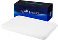 Thin Memory Foam Pillow for Stomach Sleepers - 1.75 Inch Low Profile Flat Pillows for Sleeping, Slim Odorless Foam Pillow and Case with 37% Rayon derived from Bamboo, Standard Size by huhusleep
