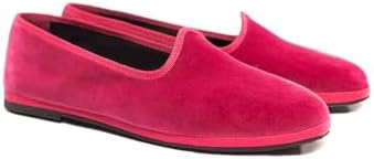 Tradizionale Friulane Shoes for Women – Velvet Ballet Slippers, Italian Handmade Women's Loafers & Slip-Ons, Elegant Indoor Slippers - Image 2