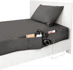 NEST and NOOKS Twin XL Cotton Fitted Sheet with Side Pockets + Pillowcase by NestandNooksBedding