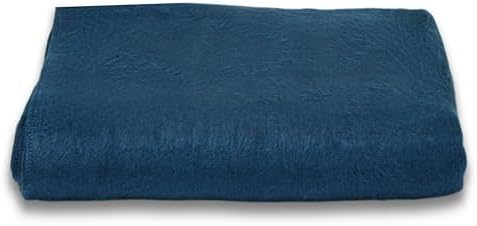 Alpaca Wool Throw Blanket | Warm, Ultra-Soft, Breathable, Non-Itchy Blanket-Throw | Hypoallergenic and Beautiful Fabric (Pacific Blue) by LatitudeZero%C2%AE