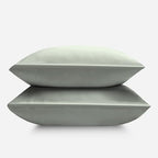 DOZ Pillowcase Set, 100% Viscose derived from Bamboo, Organically Grown, Buttery Soft, Silky, Breathable, Cooling, Oeko-TEX, High GSM, 2-Pack, Envelope Closure (King, Sage) - Image 2