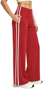 Alaroo Women's Pants Wide Leg High Waist with Pockets Loose Stretch Casual by Alaroo