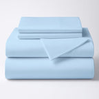 ARlinen RV Bunk Sheet Set, 28x75, 4 Piece Egyptian Cotton, Light Blue by ARlinen