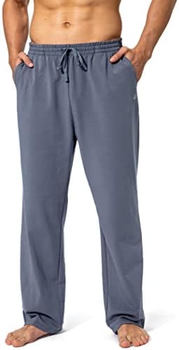 Pudolla Men's Cotton Yoga Sweatpants Athletic Casual Pants with Pockets - Image 2