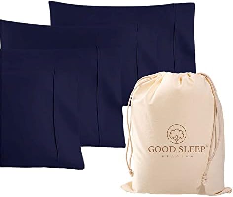 1000 TC King Pillowcases Set of 4 100% Egyptian Cotton Pillow Cases by GoodSleepBedding