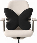 Butterfly Lumbar Support Pillow for Car and Chair, Black by Unknown