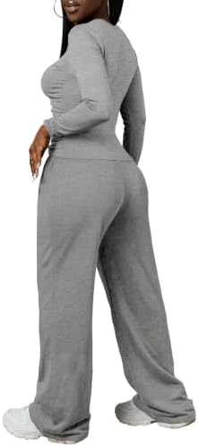 PINSV Women's 2 Piece Outfits Lounge Sets Tracksuits - Image 4