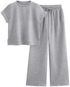 PRETTYGARDEN 2 Piece Sets For Women 2026 Summer Outfits Casual by PRETTYGARDEN