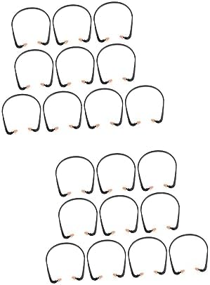 Ipetboom 20pcs Earplugs Reusable Banded Ear Plugs for Construction Loud Noise Hearing Protection Snoring Airplane Travel Memory by Unknown