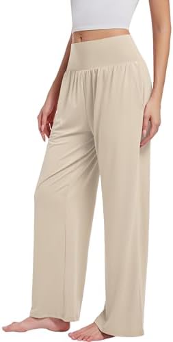 Kivdol 3PACK Women's Casual Loose Wide Leg Cozy Pants Yoga High Waisted Sweatpants Comfy Lounge Pants with Pants with Pockets - Image 2
