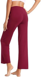 WiWi Pajama Pants for Women Viscose from Bamboo Super Soft Wide Leg Cooling Sweatpants Drawstring Bottoms Sleep Pj Pant S-XXL - Image 2