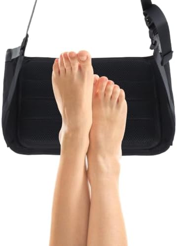 Portable Foot Hammock for Airplane Travel, Adjustable Foldable Office Rest - Image 7