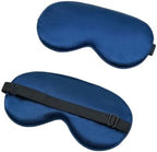Solid Color Cotton Eye Mask for Sleeping (Tibetan Blue) by Unknown