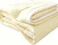 100% Cotton Summer Comforter,Ultra Soft Breathable Lightweight Quilt,Machine Washable for Hot Sleepers&Travel. (Yellow, XXL(71''×78'')) by Unknown