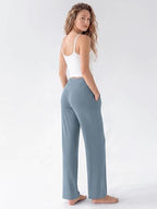 ODODOS Women's Lounge Pants with Pockets Drawstring Lightweight Loose Comfy Casual Pajama Pants-28/30" Inseam - Image 2