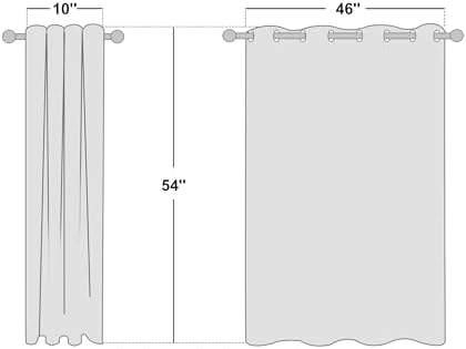 NICETOWN Blackout Living Room Curtain 102 inch Length - Grommet Thermal Insulated Cold & Heat Blocking Window Treatment Sound Reducing Drape for Bedroom (Beige, 1 Piece, W66 x L102) - Image 2